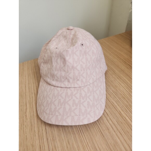 Michael Kors Pink Signature Print Adjustable Hat Cap - Picture 1 of 10